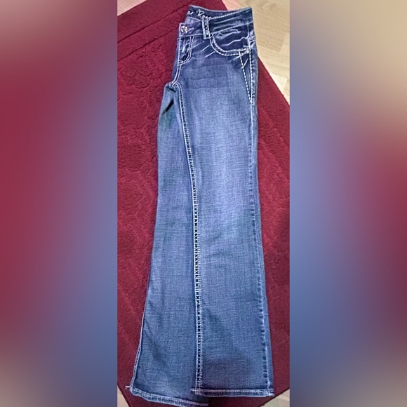 🌟🌟EUC🌟🌟 ROSE BOOT CUT SIZE 26/34 Classic Woman’s Blue Jeans - Picture 3 of 13